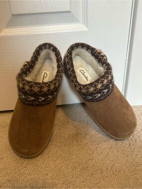Clarks Fair Isle Sweater Slipper - Women's